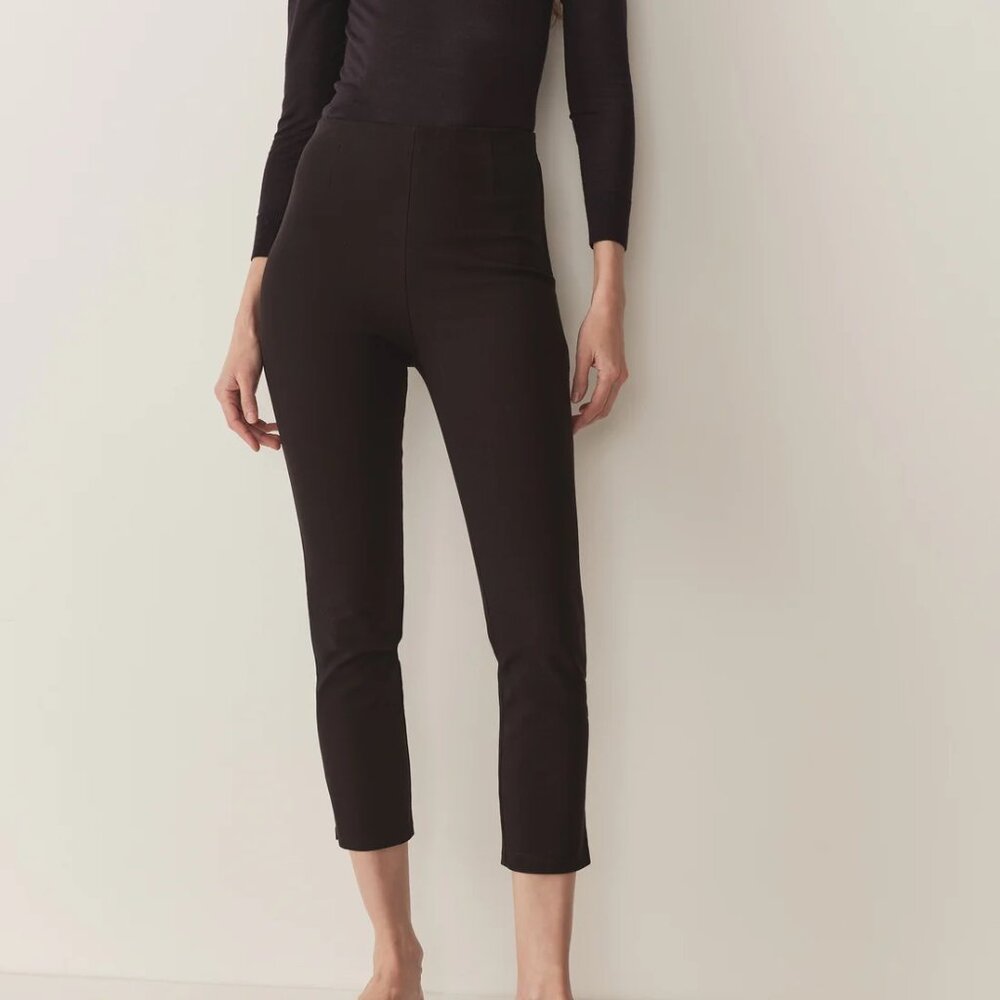 DÔEN Black Stretch Cotton Lula Pants in Size 2